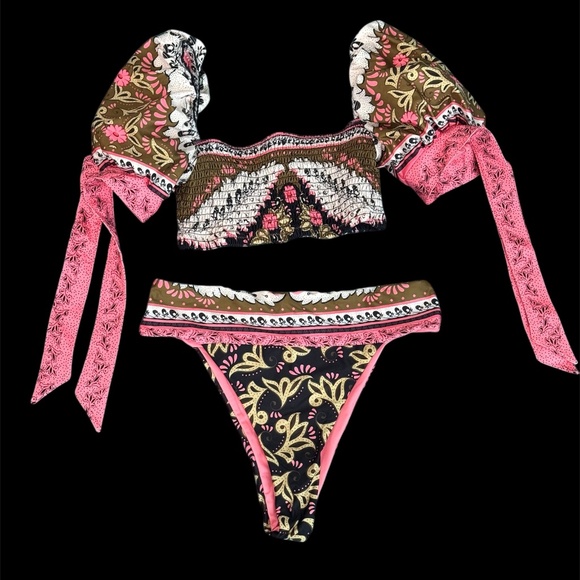 Agua Bendita Multicolor Patterned Bikini - Picture 3 of 4